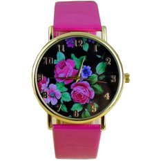 Ormano Fashion - Jam Tangan Wanita - Pink - Faux Leather - Classic Rose Watch