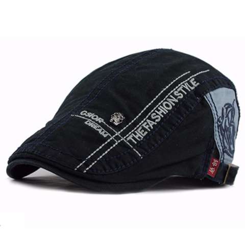 Ormano Topi Golf Summer Duckbill Pet Outdoor Fashion Letter Beret Retro Casual Aksesoris Pria Men Accessories