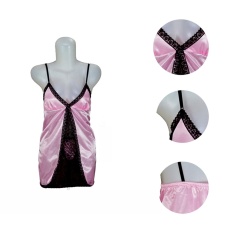 Ovila HRS Lingerie Baju Tidur sexy -Pink-