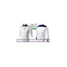 P26 Kemeja Hem Putih Pria Ganteng Wibawa- Tailor SLIM FIT SIZE LENGKAP