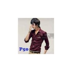 P50 Kemeja Korea- Bisa SLIM FIT- Tailor Profesional Sedia SIZE LENGKAP
