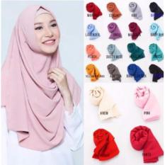 Cotton Bee Pashmina Instan Sabrina - Jilbab Instan Kerudung Berkualitas - Dusty Pink
