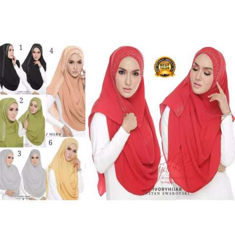 TOKO BERKAH ONLINE. Premium Jilbab Syar'i Tanpa Pet Model Khimar Dhea FREE Bross Pita – GREY (. Source · Premium Jilbab (Hijab) Kerudung Instan Khimar ...