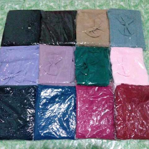 Premium Jilbab Syar’i Tanpa Pet Model Khimar Dhea FREE Bross Pita – PUTIH TULANG Toko Berkah Online 1