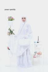 PREMIUM MUKENA TELEKUNG RUKUH EXCLUSIVE HANTARAN KADO PENGANTIN PUTIH