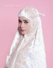 PREMIUM MUKENA TELEKUNG RUKUH EXCLUSIVE SUTRA PRADA BORDIR COKLAT MILO