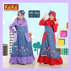 PROMO! DISCOUNT 10%++ Keke Busana GM 423 Gamis Anak Branded Murah