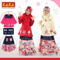 PROMO SIZE BESAR! DISCOUNT 10%++ Keke Busana RK 425 Stelan Rok Anak Branded Murah