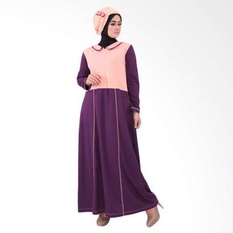 Qirani Melati 181 Dress Muslim - Peach