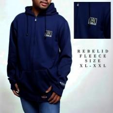 REBEL ID HOODIE JAKET SWAETER / JUMPER LOGO - NAVY