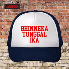 RLUCK8888 Mesh Trucker Bhinneka Tunggal Ika - Navy Putih