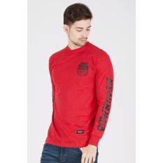 Rown Division Original - Men Badge T-Shirt Red
