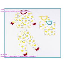 SALE Setelan Baju Tidur Anak Laki Laki Banana Celana Panjang TERMURAH