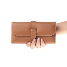 Salvora Salvora dompet / dompet wanita / dompet cewek/ dompet kulit / dompet murah / dompet kulit wanita / dompet panjang / dompet kecil / dompet cewe / dompet lipat /dompet lucu / dompet kartu SV21 tan
