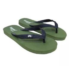 Sandal Fipper Classic - Sendal Jepit - Sendal Pantai Navy Green Army - UK 9