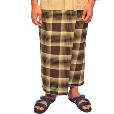 Sarung ATLAS Kombinasi - Kotak Coklat