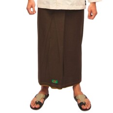 Sarung ATLAS Warna Polos - WPL Coklat