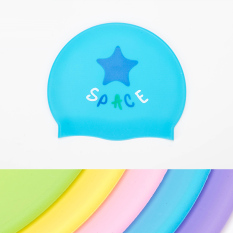 Sayang Siswa Sekolah Dasar Tahan Air Balita Remaja Topi Renang Anak-anak Topi Renang (Biru)