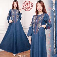 SB Collection Dress Maxi Yura Long Dress Jeans Gamis