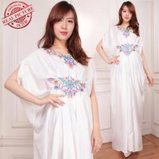 SB Collection Gamis Maxi Longdress Kaftan Arella - Putih