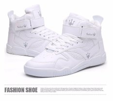 SDP Gaya Bebas Bernapas Sneakers Zapatillas Menjalankan Sepatu untuk Pria Ukuran 39-45 (Putih)-Intl