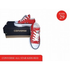 sepatu anak anak murah kets perempuan / sneaker anak anak kets warna merah