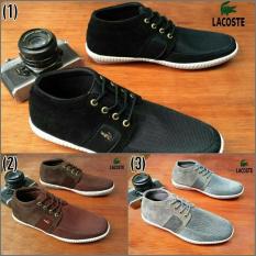 SEPATU CASUAL PRIA LACOSTE SMOUTH SNEAKERS GRADE ORIE 3 VARIAN BAGUS