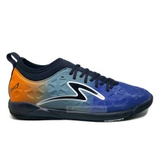 Sepatu Futsal SPECS SWERVO INERTIA IN Galaxy Blue Anthracite Grey Spirit Orange Black Silver