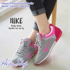 Sepatu Premium Ultimate Kw - Abu Pink - ALCP404TED