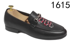 Sepatu Santai Pria Inggris Kulit Bernapas Sepatu SLIP ON Sepatu Kulit (1615 Ular)