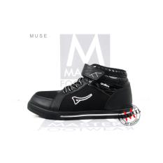 Sepatu Sekolah Anak Ardiles MUSE Hitam-Putih