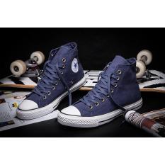 sepatu sneakers HUNGRY shop sepatu converse all star unisex-NAVY
