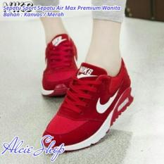 Sepatu Sport Sepatu Air Max Premium Wanita - Merah - ALC211STD