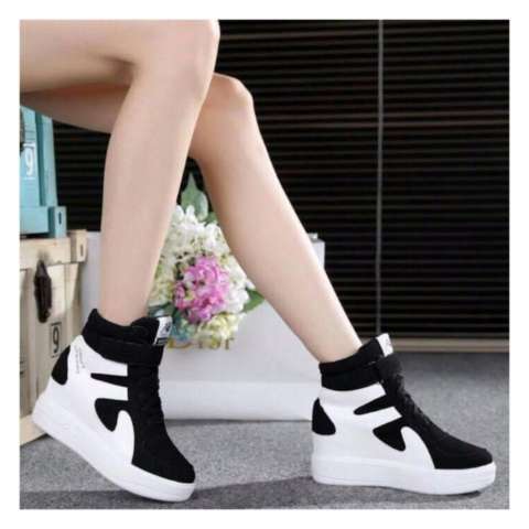 Sepatu Wanita Beauty White&Black Alf-BSH-3740