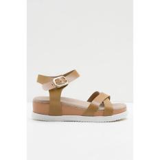 Sepatu Yongki Komaladi Original - TAYLOR 41240027 FLAT SHOES TAN