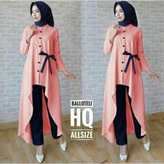 set 2in1 anastasya / setelan / baju muslim / gamis muslim / hijab / busana muslim