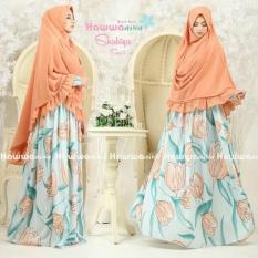 Gamis Syari Shabiya Orange Original by Hawwa Aiwa READY