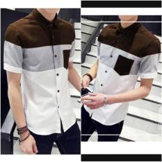 Shoppaholic Shop Kemeja Pria Cooly - Coklat / Baju Pria / Kemeja Pria / Baju Santai Pria / Baju Muslim Pria / Kemeja Formal / Atasan Pria / Kemeja Kerja Pria / Kemeja Pria Lengan Pendek
