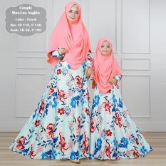 silentriver88 gamis muslim syari ibu dan anak lux nagita (couple)