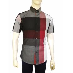 Slimfit Kemeja Casual Motif Kotak 7851 Jeans Koko