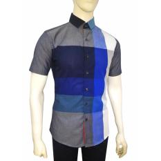 Slimfit Kemeja Casual Motif Kotak 7856 Jeans Koko