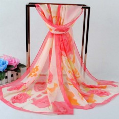 Lembut Sifon Bunga Pola Sutra Selendang Syal Kasmir Jilbab Pashima Bandana 160*70 Cm Modis Wanita Panjang Bungkus Wanita selendang Sifon Syal Scarves Hadiah DEC 15 Jatuh Kapal-Internasional