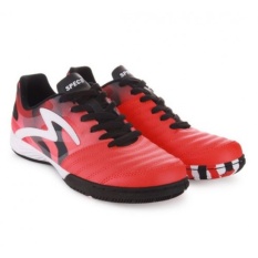 Specs Metasala Spike Signal Orange Black White Sepatu Futsal
