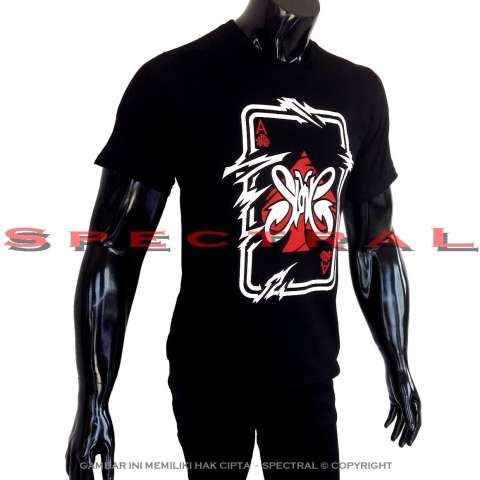 Spectral - Kaos Distro T-Shirt Fashion 100% Soft Cotton Combed 30s Pria Wanita Cewe Cowo Baju T – Shirt 3D Jakarta Bandung Terbaru Baru Jaman Now Kekinian Animasi Seni Gambar Slank Slankers Oi Indonesia Band Rock Musik Gitar Indo Kaka Bim Atasan Pakaian 4