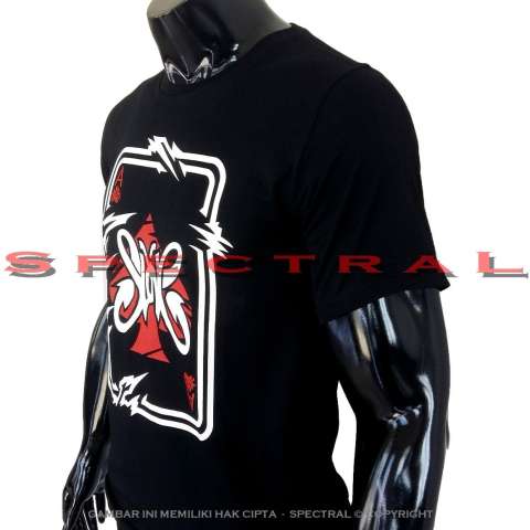 Spectral - Kaos Distro T-Shirt Fashion 100% Soft Cotton Combed 30s Pria Wanita Cewe Cowo Baju T – Shirt 3D Jakarta Bandung Terbaru Baru Jaman Now Kekinian Animasi Seni Gambar Slank Slankers Oi Indonesia Band Rock Musik Gitar Indo Kaka Bim Atasan Pakaian 3