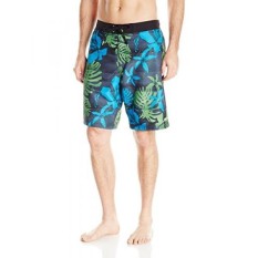 Speedo Mens Gradated Floral E-Board 21 Inch, Speedo Black, - intl