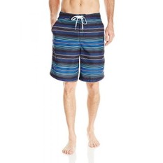 Speedo Mens Straight Away Stripe E-Board 21 Inch, Speedo Black, - intl