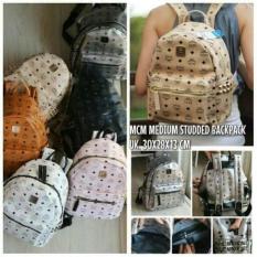 Stok Terbatas Murah Tas Mcm Studded Backpack - 2D7G5K