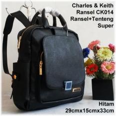Stok Terbatas Murah Tas Wanita/Tas Murah/Tas Kw Semi Super/Charles Keith Ransel/Hitam - 1A9I5L