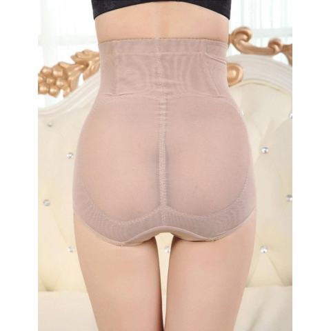 Sunwonder Wanita Panggul Kontrol Tubuh Korset Tinggi Pinggang Yg Melangsingkan Tummy Perut Shaper Pakaian Dalam (Aprikot)-Internasional 5